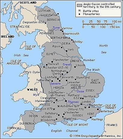 Anglo-Saxon place names