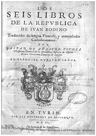Se publica "Los seis libros de la república " de Jean Bodin