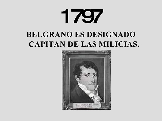 Capitán de las Milicias. (1797)
