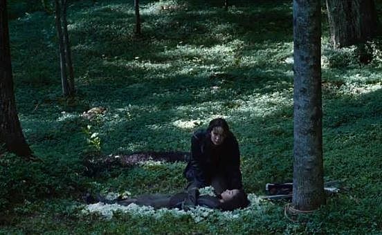 Katnnis hace una alianza con Rue