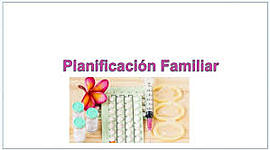 Timeline: PLANIFICACIÓN FAMILIAR