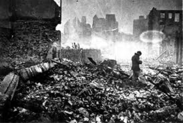 Guernika bombardejada