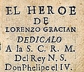 "El Héroe" de Baltasar Gracián es publicado