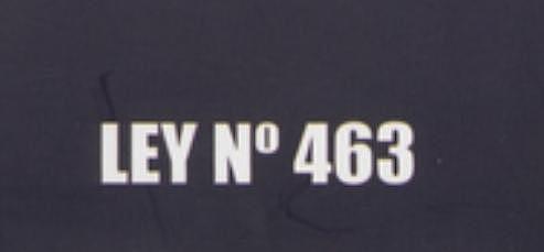 Ley n°463