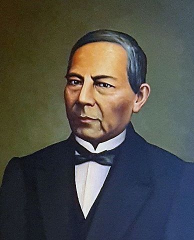 Benito Juárez al frente