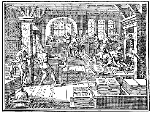 The first printing press in Mexico