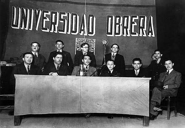 Inauguración del Departamento de Educación Obrera