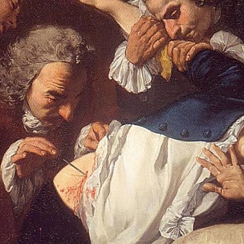 El rey intenta mejorar la preparación del los Cirujanos del Ejército y elevar su posición social.