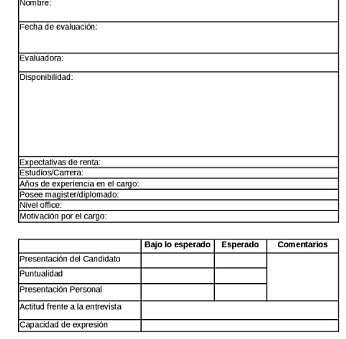 Pauta Trabajo Común