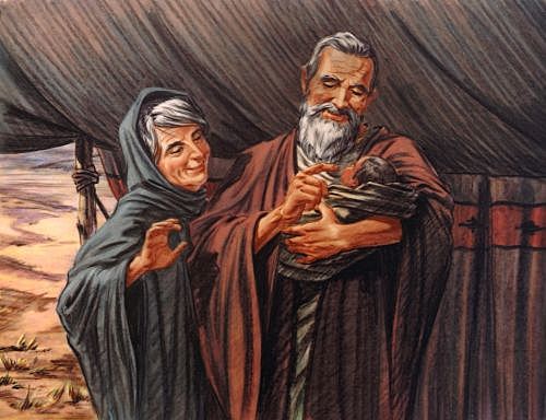 Cumplimiento de la promesa de un hijo a Abraham y Sara