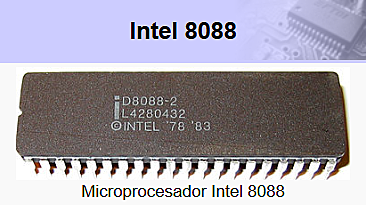 El primer microprocesador de 16 bits, 4 MHz