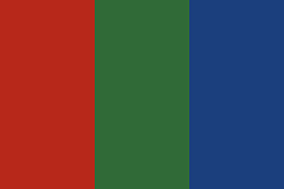 Flag of Mars aboard Discovery by STS-103 astronaut John Grunsfeld