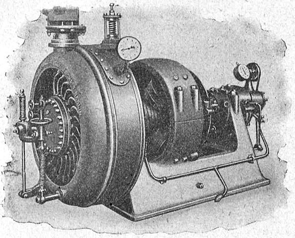 Primera turbina de gas