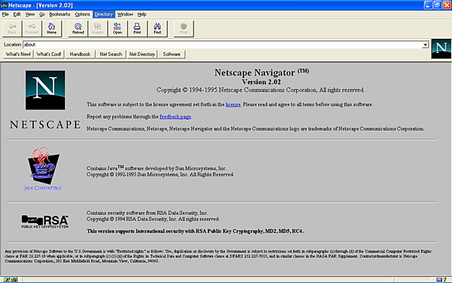 El Netscape Navigator 2