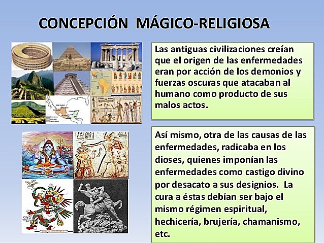 Concepción mágico-religiosa.