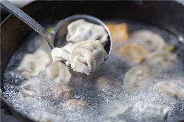 Cook the dumplings.