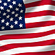 Waving usa american flag wallpaper mural