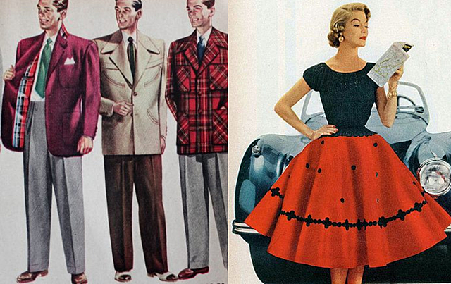 Fashion in the 1950s