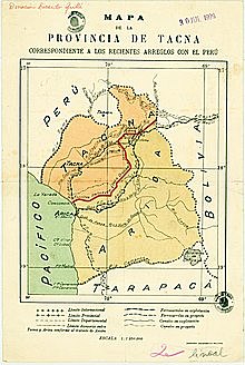 Tratado Rada y Gamio | El arreglo de límites con Chile