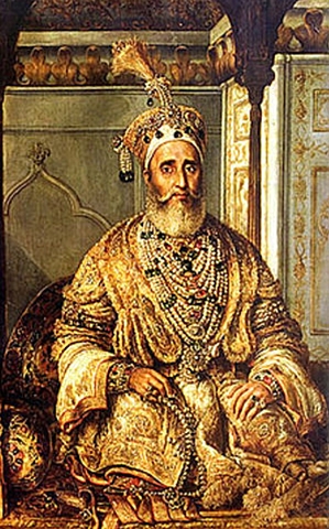 Bahadur Shah II ascend's - Last Mughal emperor