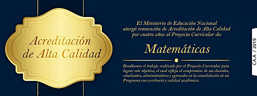 Licenciatura en matemáticas en la UDFJC