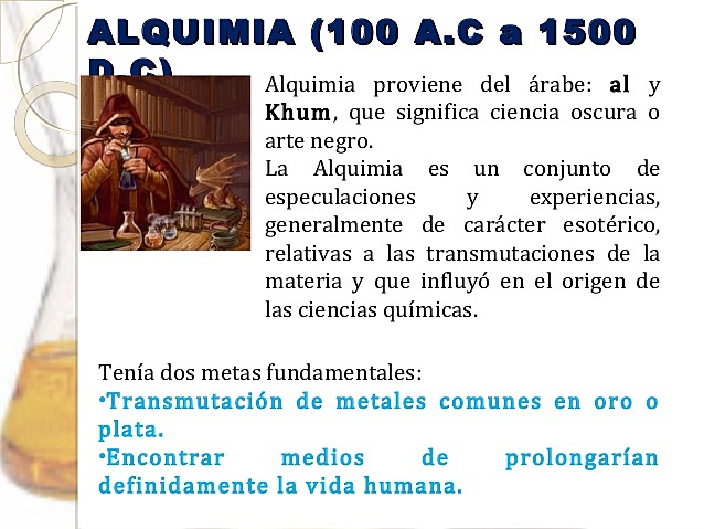 Nace la Alquimia