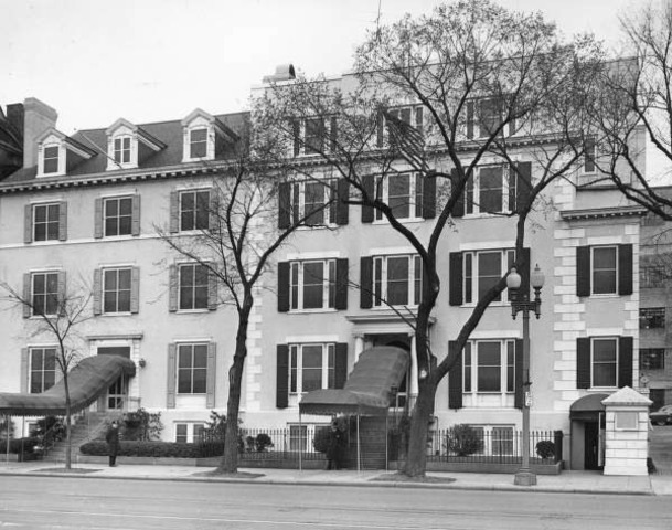 Truman Meets at Blair House