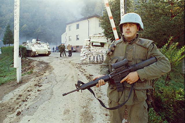Canadian Peacekeepers in Bosnia