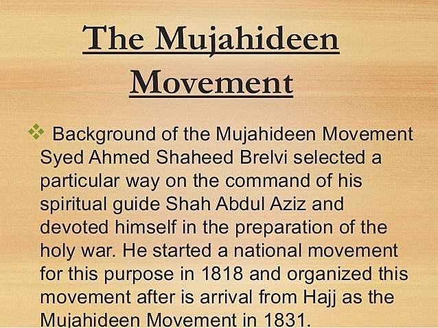 Syed Ahmed Shaheed Barelvi  1786- 1831