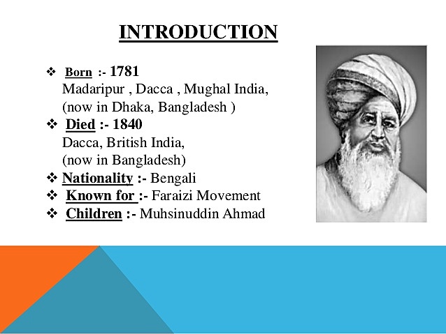 Haji Shariatullah  1781-1840