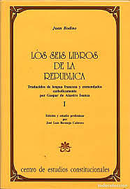 Los 6 libros de la república.