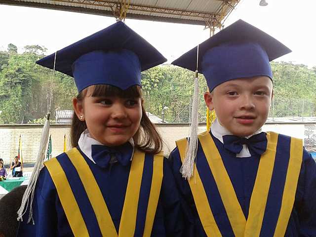 Me gradué de preescolar