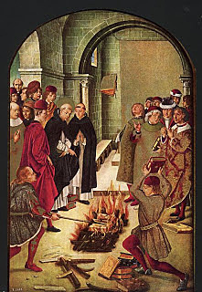 La venta ambulante de libros heréticos