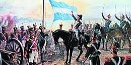 Enarboló la bandera por primera vez