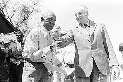 Lands rights to be granted to first Australians.