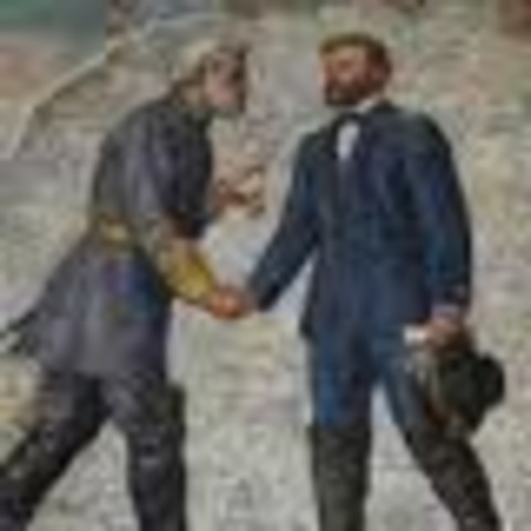 Grant and Lee Battle in north Virginia