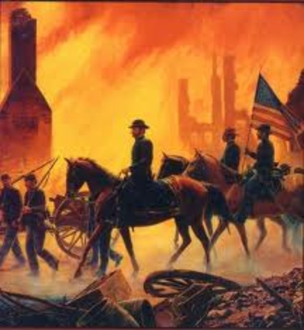 Sherman marches through Georgia