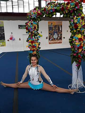 Presentación de gimnasia