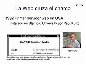 La Web cruza el charco