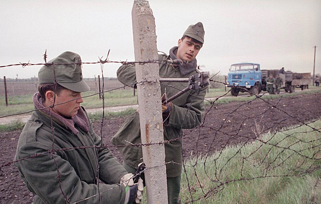 Hungarian Border Opens