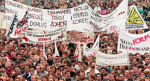 Start of Monday Demonstrations