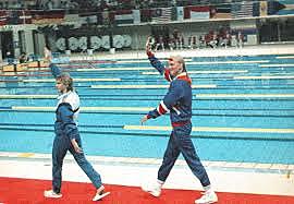 Un acontecimientos que otorga renombre al país fueron las Olimpiadas de Sivia y Claudia Poll.