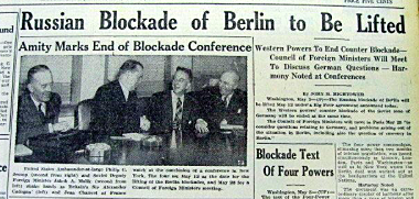 An end to the Berlin Airlift