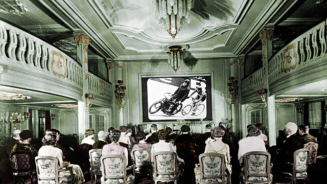 El cine se convirtió en un forma de diversión familiar.