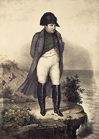 Napoleon exiled to Elba
