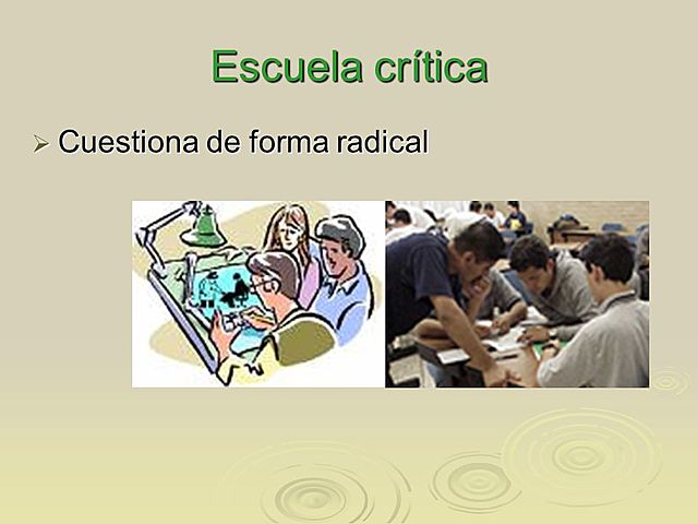 ESCUELA CRÍTICA