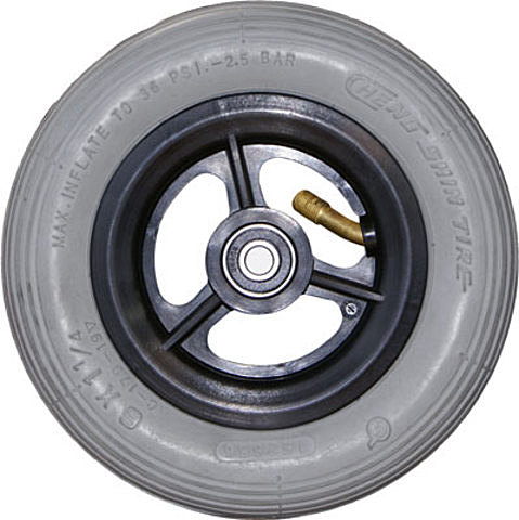 The first rubber pneumatic tire