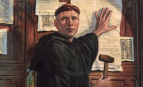 Lutero publica sus 95 tesis contra las indulgencias.