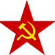 Estrella   hoz y martillo comunista