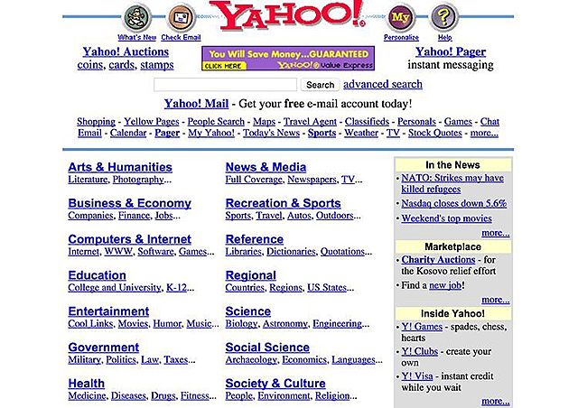 paginas web del 2000